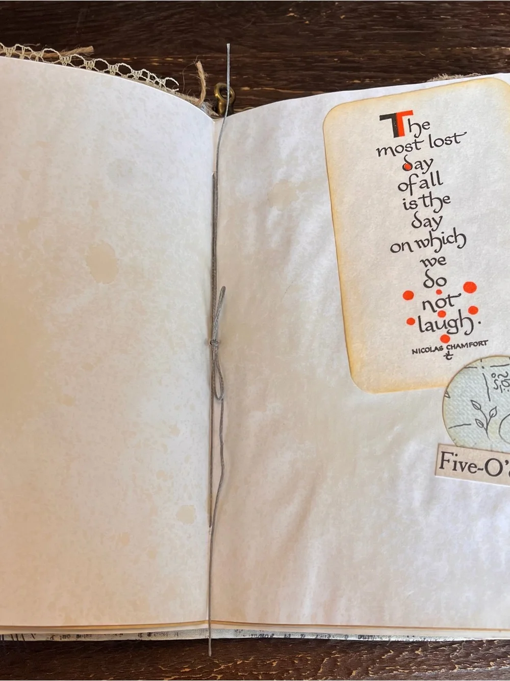 Book Themed Junk Journal Book Lover Reader Bookish Vintage 3 Sig Decorated